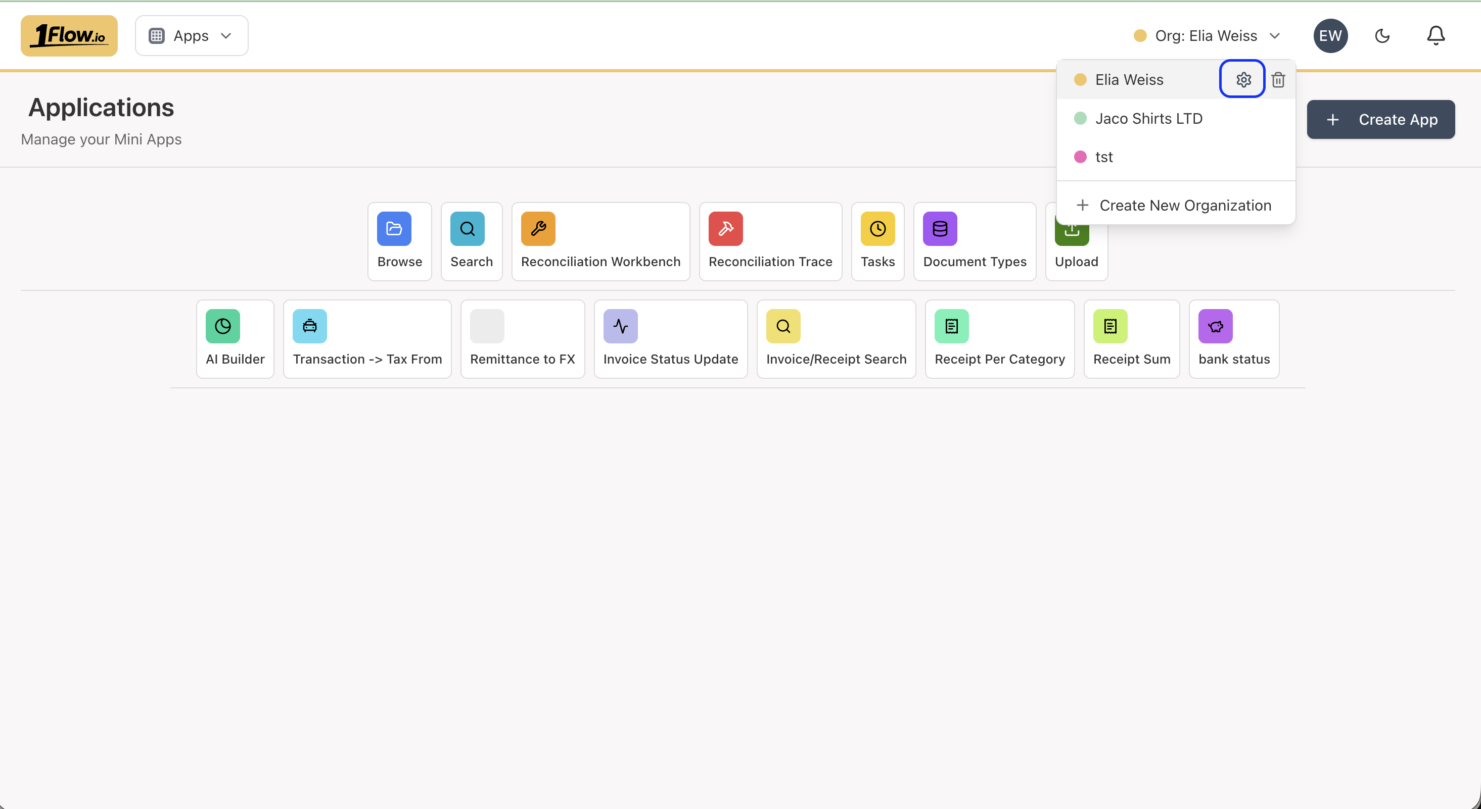 %%APP_NAME%% organization settings screen